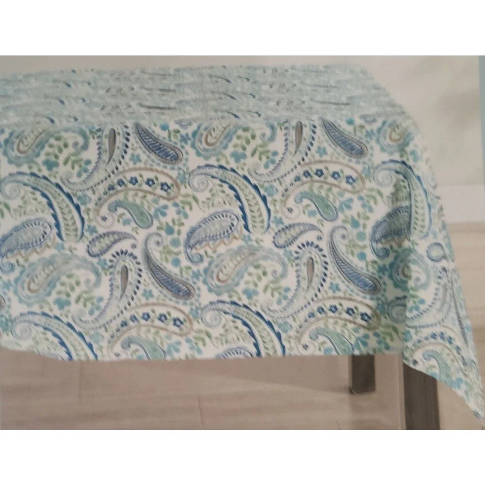 Fabric Indoor Printed Kitchen Tablecloth, 60